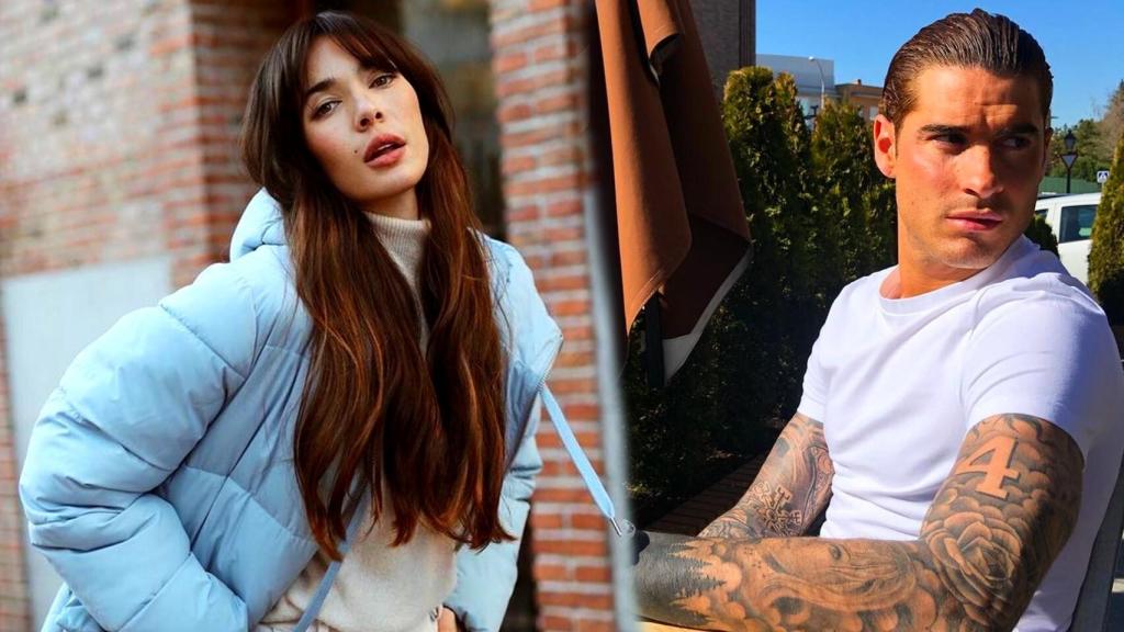 Álvaro Ruiz y la 'influencer' Ana Moya en un montaje de El Español.