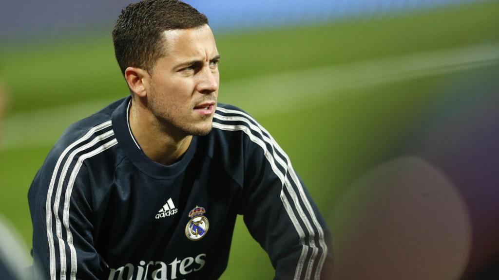 Eden Hazard, con el Real Madrid