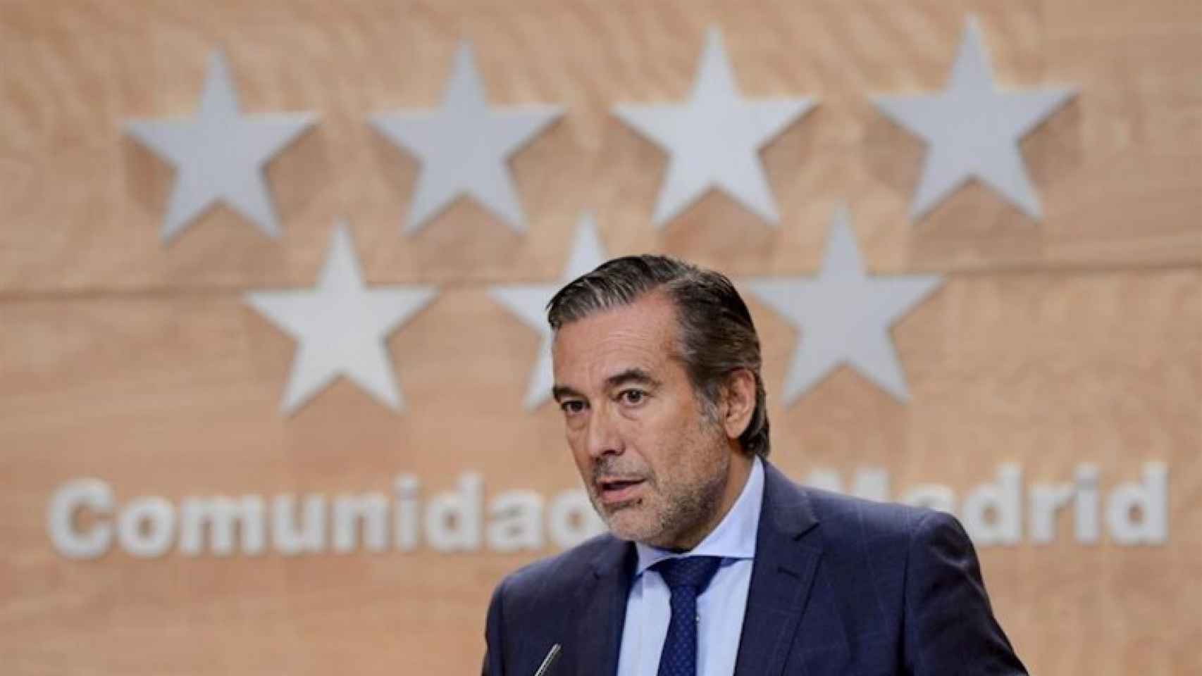 El consejero de Presidencia, Justicia e Interior de la Comunidad de Madrid, Enrique López. EP
