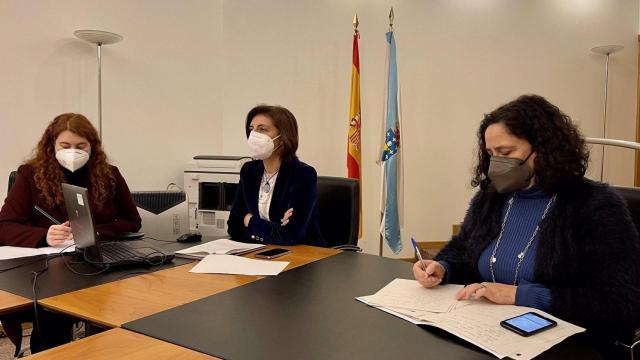 La conselleira de Medio Ambiente, Ángeles Vázquez, participa en una reunión por videoconferencia con el comisario europeo de Medio Ambiente, Virginijus Sinkevicius.