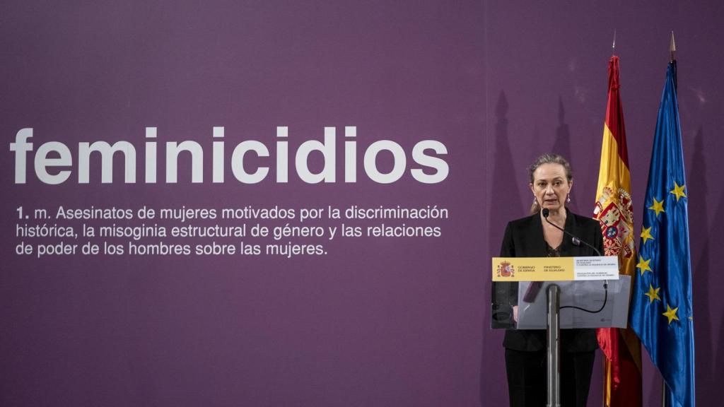 La delegada del Gobierno Contra la Violencia de Género, Victoria Rosell, ofreció una rueda de prensa este jueves en Madrid.