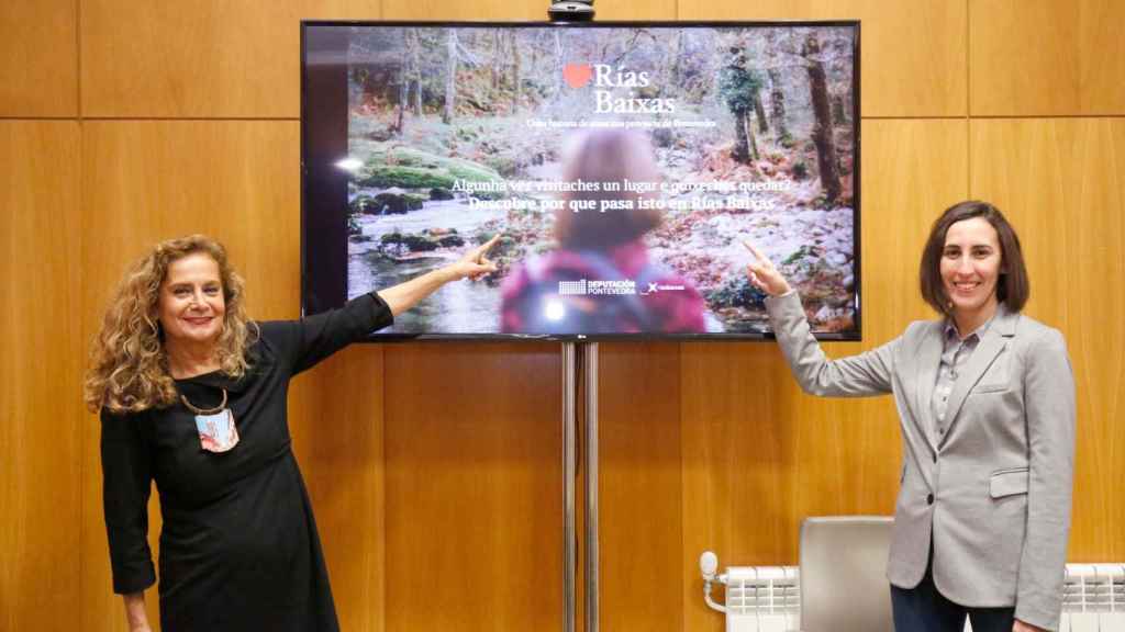 Presentación de la promoción turística de Fitur de la Diputación de Pontevedra.