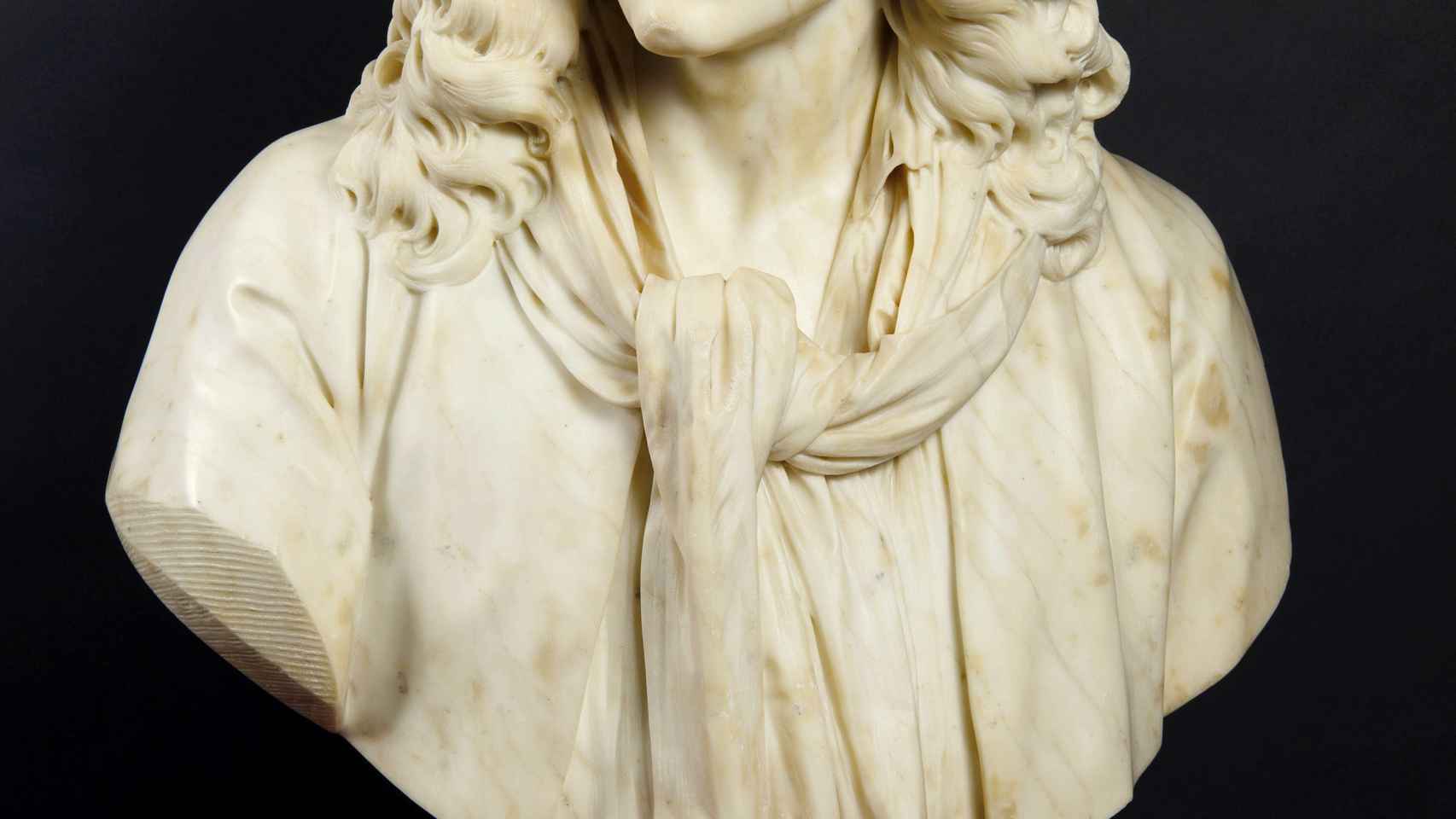 Busto escultorico Molière por Houdon, 1778 (S 141) © A. Dequier, coll. Comédie-Française