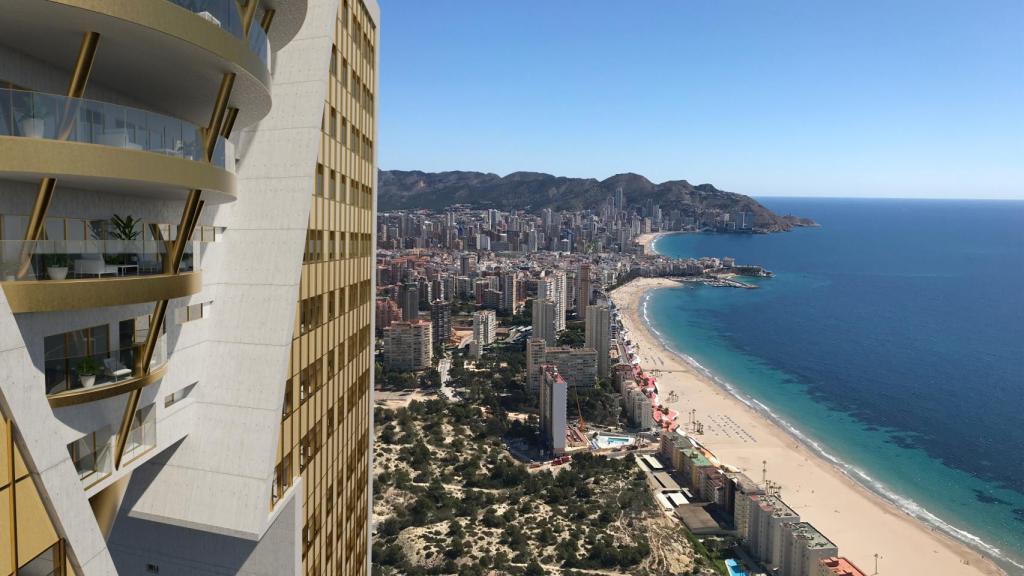 Zona de Poniente vista desde el edificio Intempo.