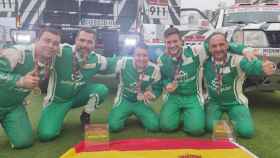 Kilian Revuelta y el equipo de Naturhouse Raid tras el Rally Dakar