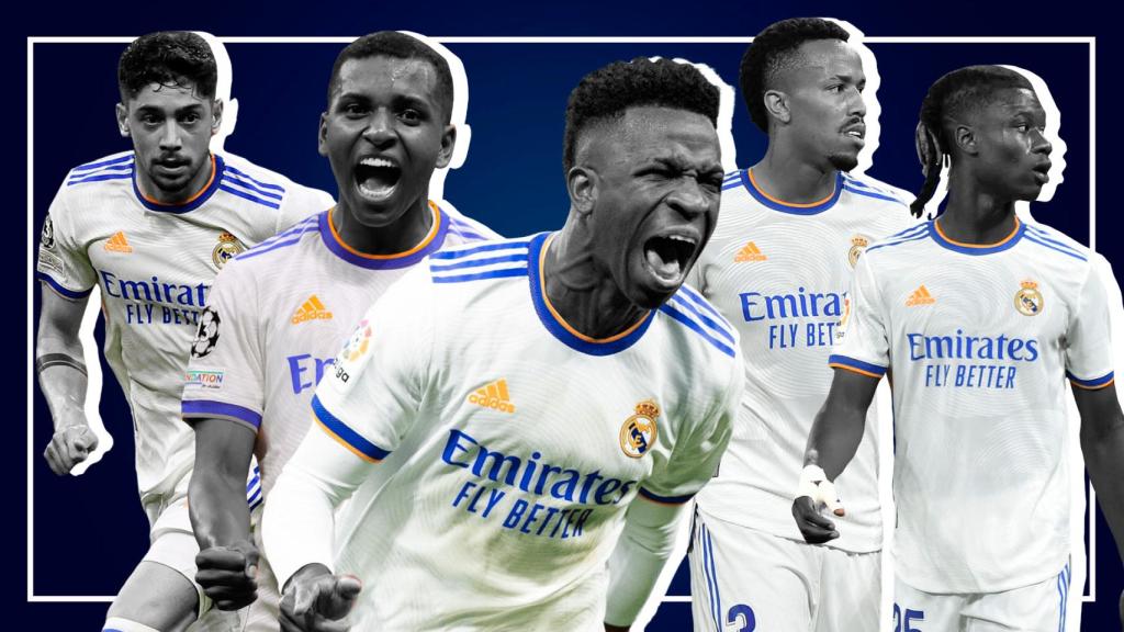 Vinicius, Rodrygo, Militao, Valverde y Camavinga