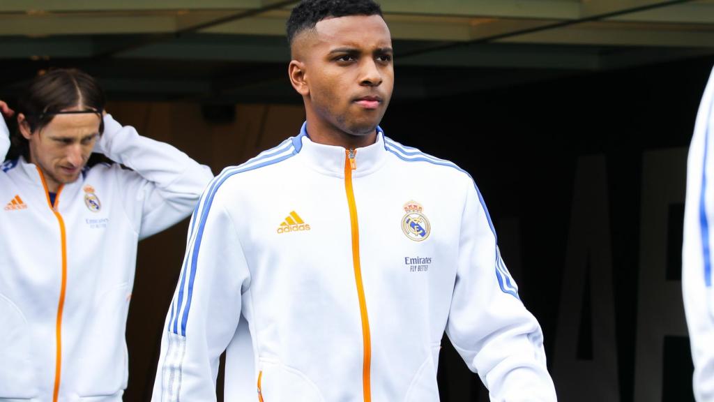 Rodrygo Goes, durante un partido del Real Madrid.