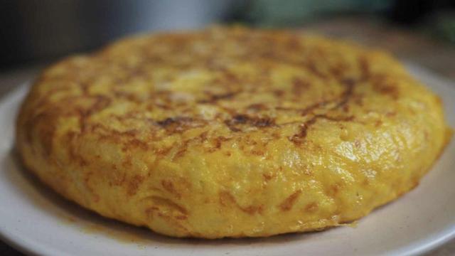 Una tortilla española como Dios manda.