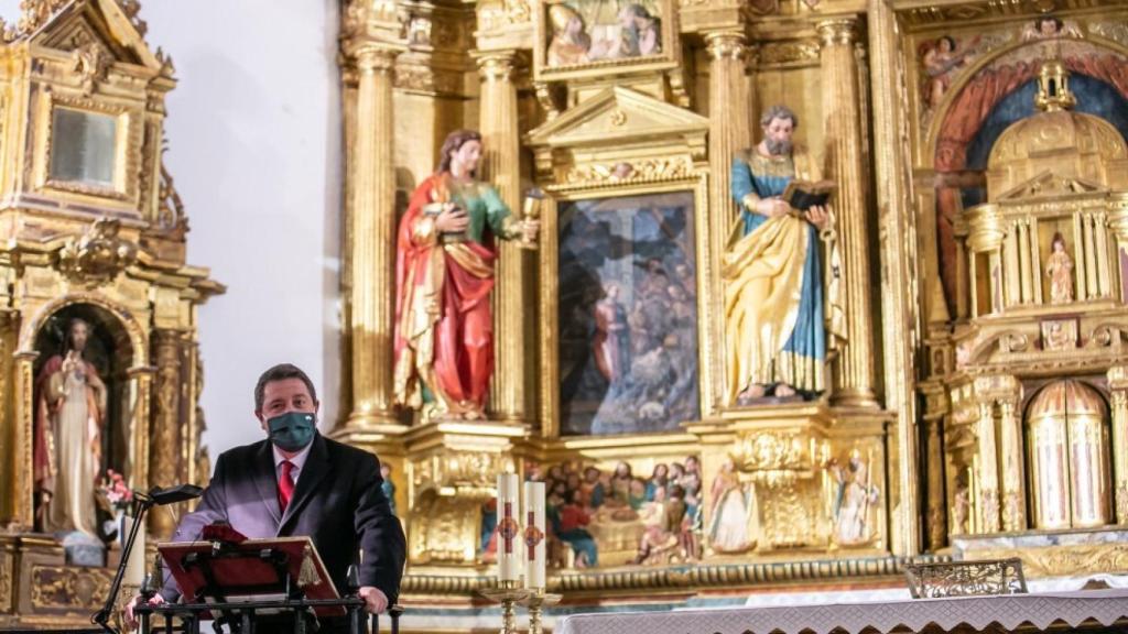 Emiliano García-Page ha visitado este viernes la localidad ciudadrealeña de Torre de Juan Abad.