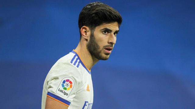 Marco Asensio, en un partido del Real Madrid de la temporada 2021/2022