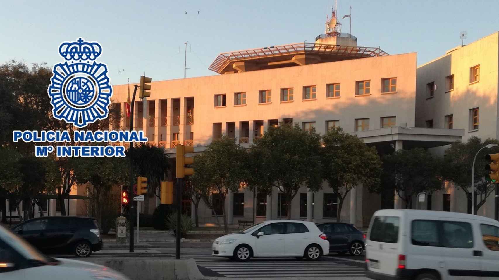 La Comisaría de la Policía Nacional en Málaga.