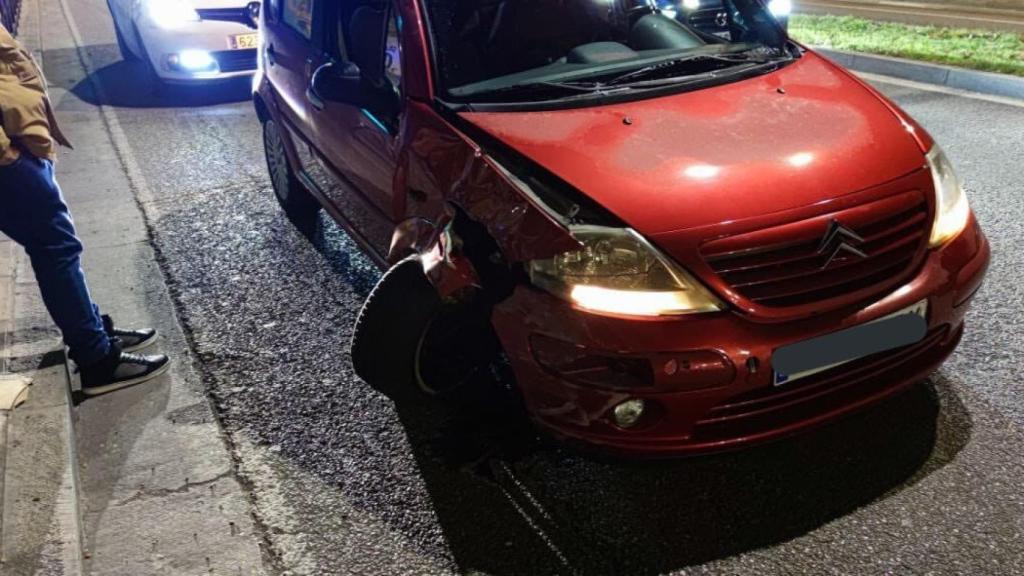 Accidente en el paseo del Hospital Militar en Valladolid