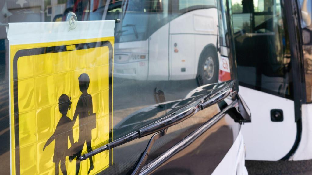 Imagen de archivo de un autobús de transporte escolar