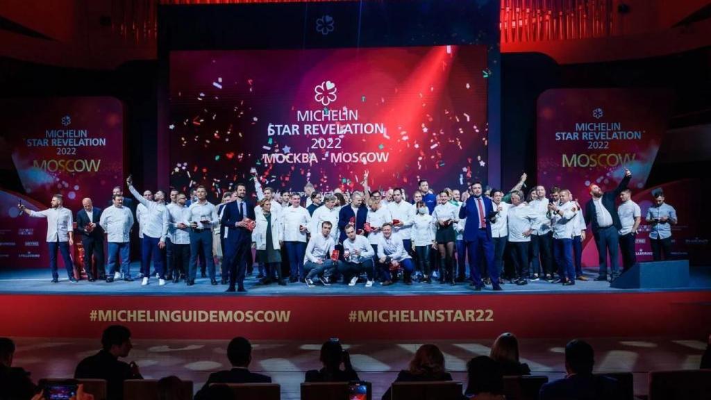 Chefs rusos en la gala de la I Edición de la Guía Michelín 2022