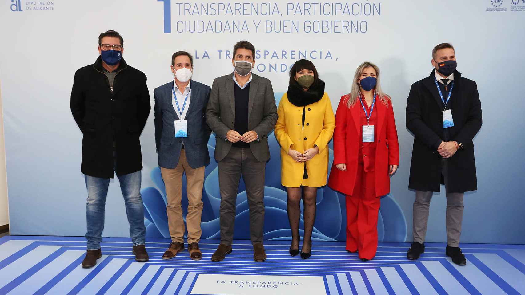 Inauguración del primer Congreso sobre la Transparencia en Alicante.
