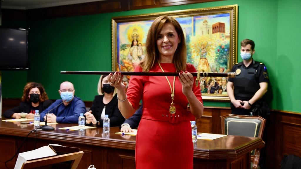 Rosa García, cuando accedió a la alcaldía de Benejúzar el pasado octubre.