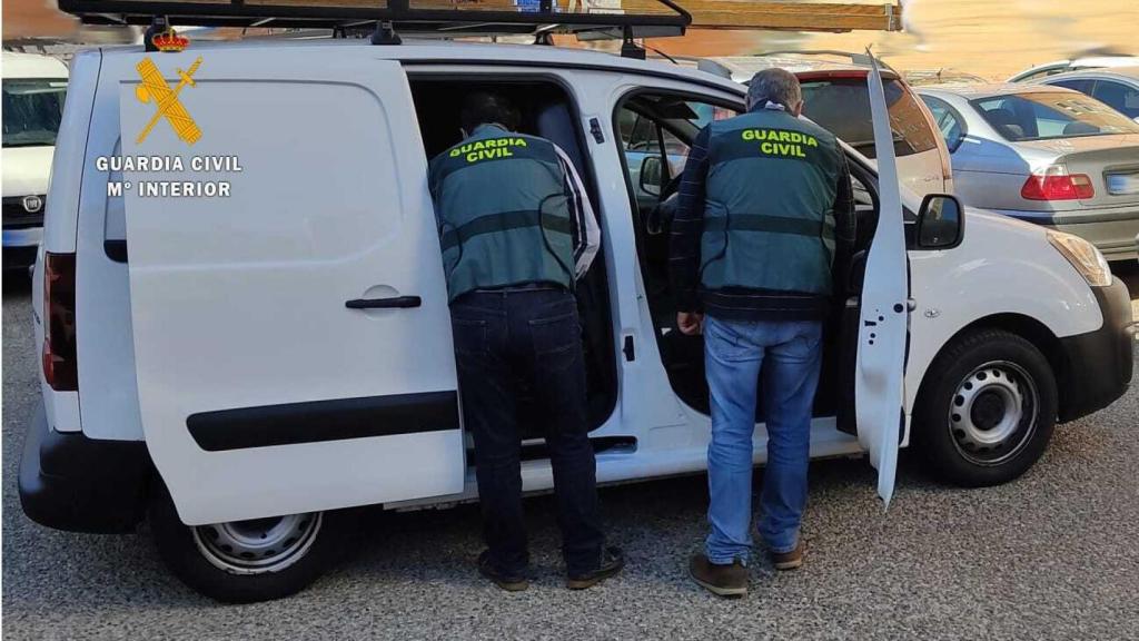 Control de la Guardia Civil en Zamora