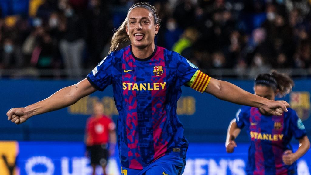 Alexia Putellas, en un partido del Fútbol Club Barcelona Femenino de la temporada 2021/2022