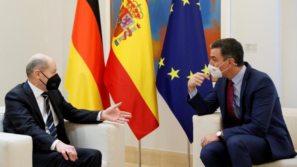 Pedro Sánchez y Olaf Scholz.