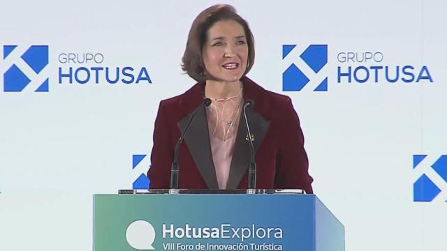 La ministra de Industria, Comercio y Turismo del Gobierno de España, Reyes Maroto.