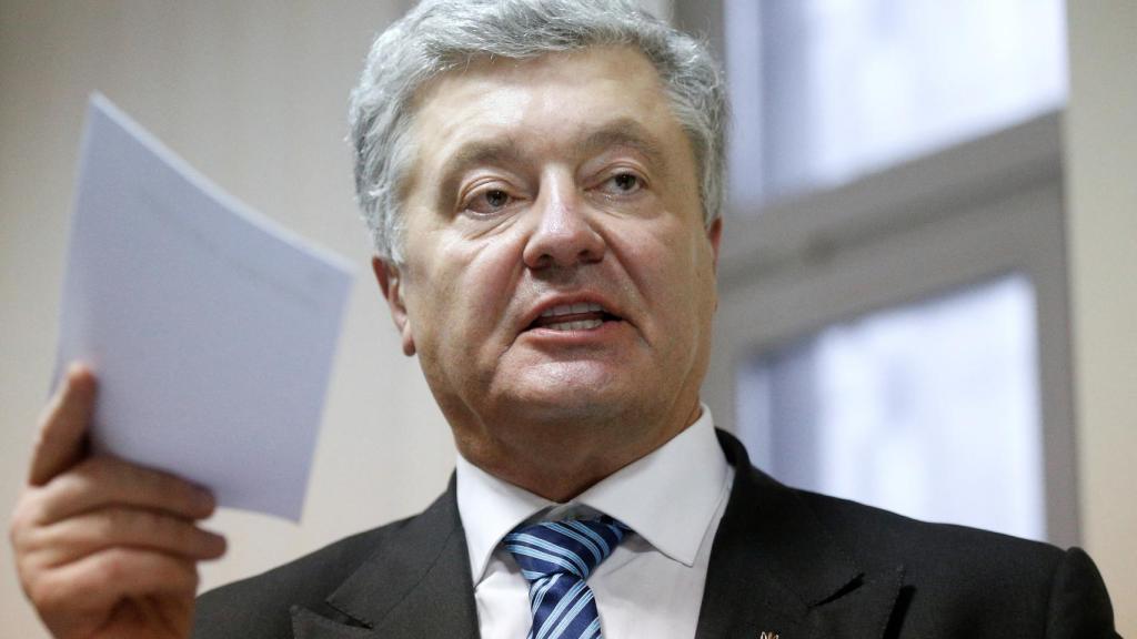 El expresidente ucraniano Petró Poroshenko.