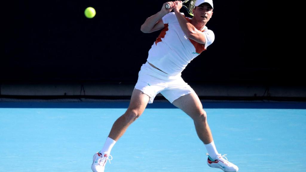 Miomir Kecmanovic, durante el Open de Australia 2022.