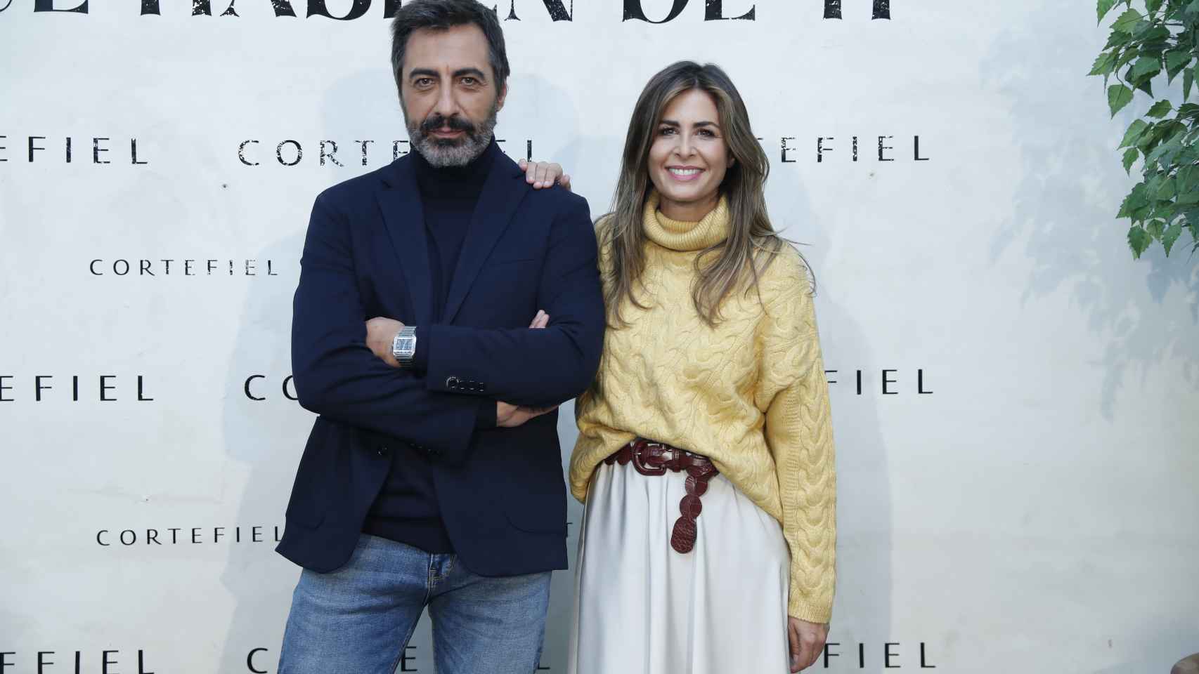 Juan del Val y Nuria Roca en el lanzamiento de la colección 'Que hablen de ti' de Cortefiel.