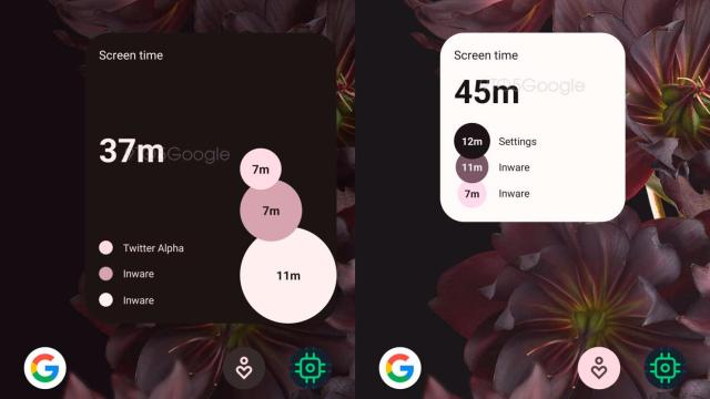 El nuevo widget de Google te dirá si usas demasiado el móvil