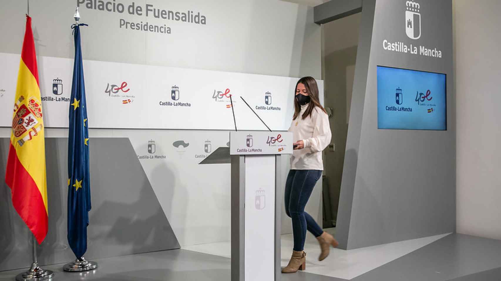Bárbara García Torijano este martes en rueda de prensa.