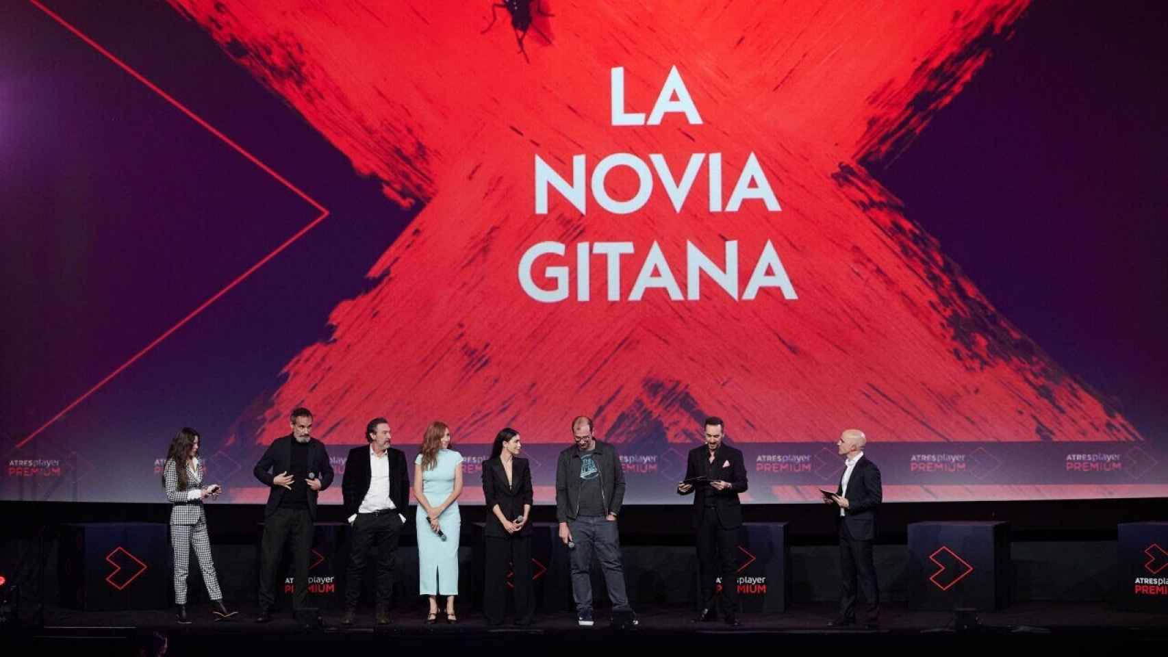 La presentación de la serie 'La novia gitana' en un evento de la plataforma.