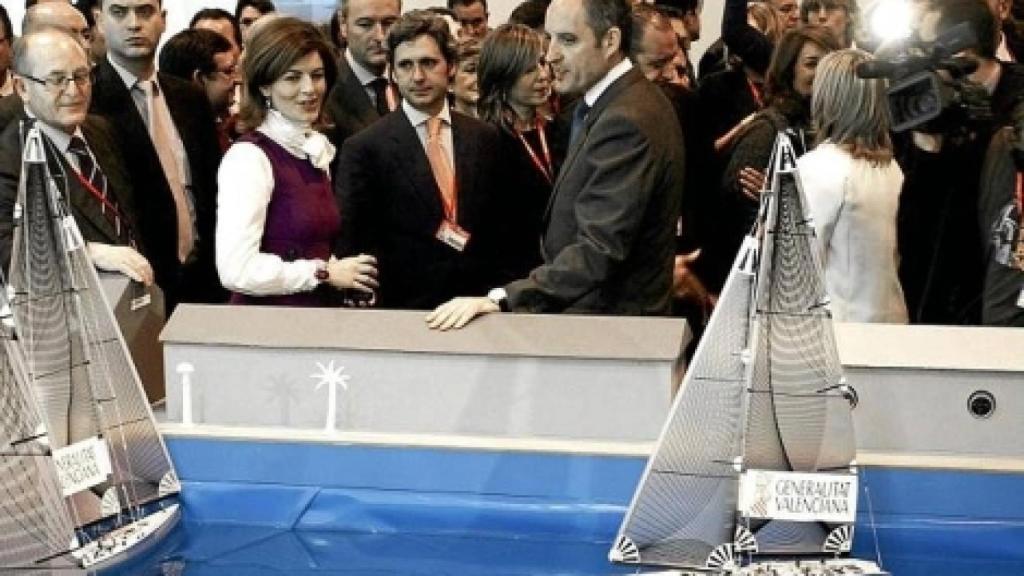 Imagen de Fitur en 2011, en el que se instaló un estanque con barcos teledirigidos.