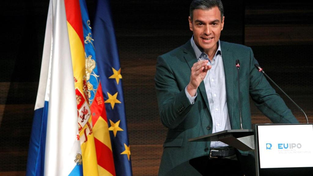 El presidente del Gobierno Pedro Sánchez en Elche.