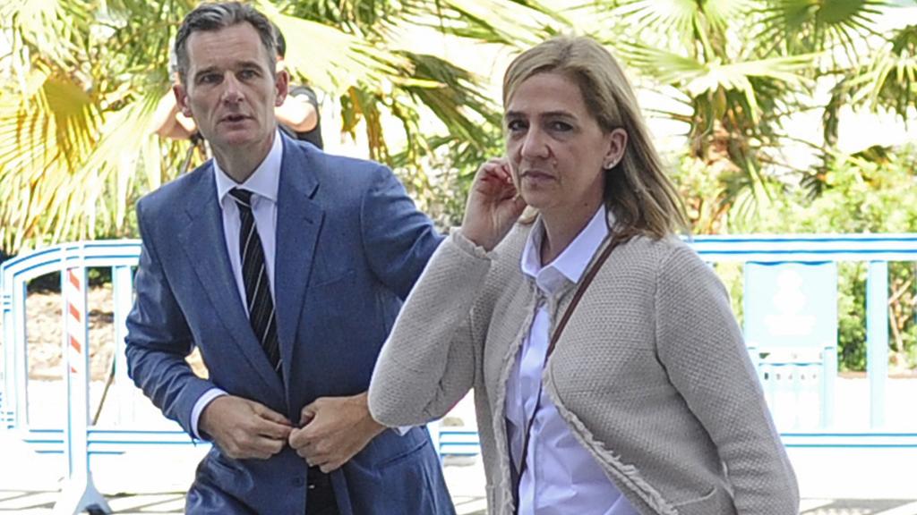 Iñaki Urdangarin y la infanta Cristina.