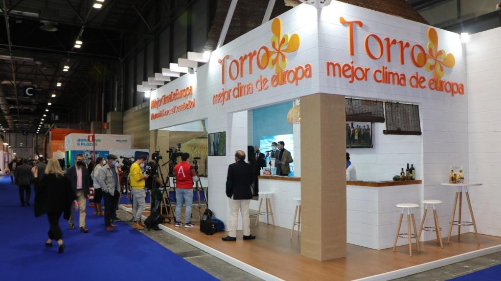 El 'chiringuito' de Torrox en Fitur.