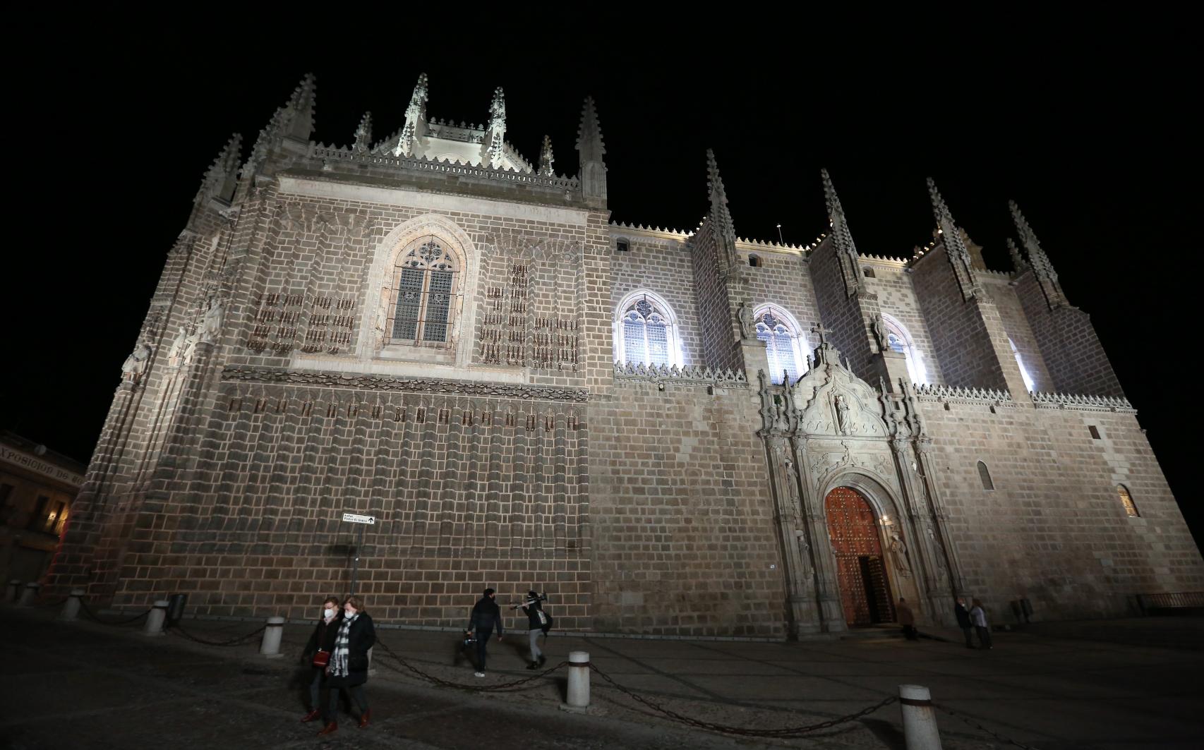 Iluminación del monasterio San Juan de los Reyes de Toledo. Foto: Óscar Huertas