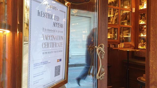 El pasaporte Covid se aplica en la Comunidad desde diciembre.