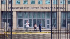 Embajada de Estados Unidos en La Habana.