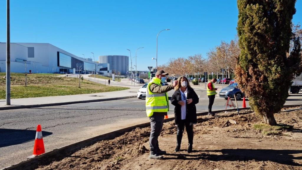 Obras en el entorno del nuevo Hospital de Toledo. Foto: Ayuntamiento de Toledo