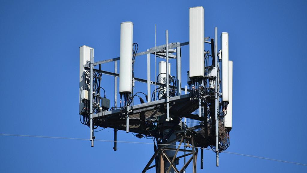 Una antena de telecomunicaciones.