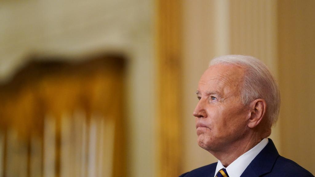 Joe Biden, en una rueda de prensa en la Casa Blanca.