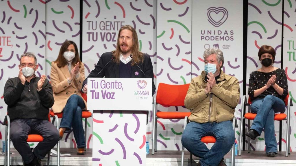 Pablo Fernández en su presentación en Valladolid.