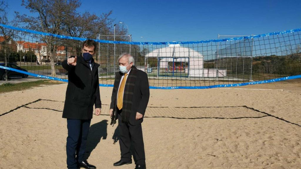 La nueva pista de vóley-playa de Toledo.