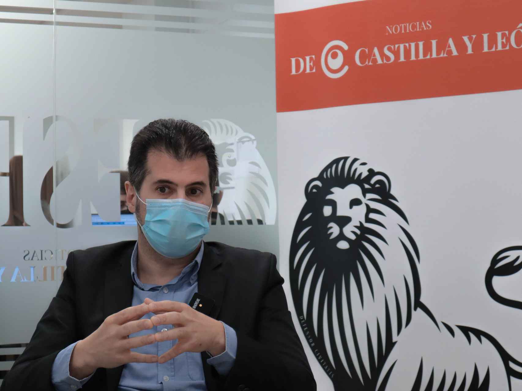 Luis Tudanca en la sede de EL ESPAÑOL - Noticias de Castilla y León