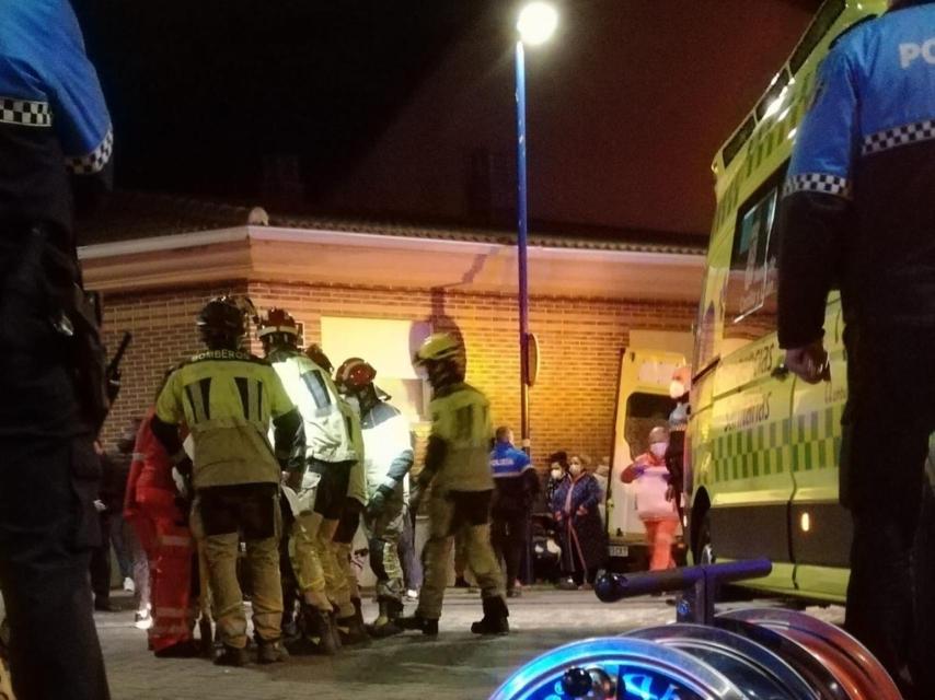 Imagen del suceso. Fotografía: Bomberos de Valladolid