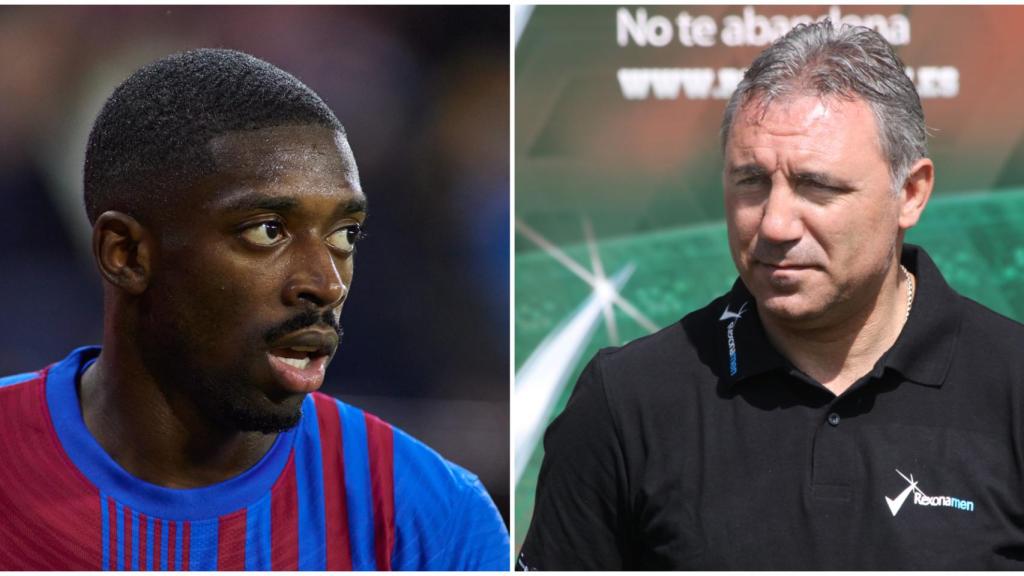 Ousmane Dembélé y Hristo Stoichkov