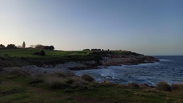 A Coruña, en una jornada soleada.