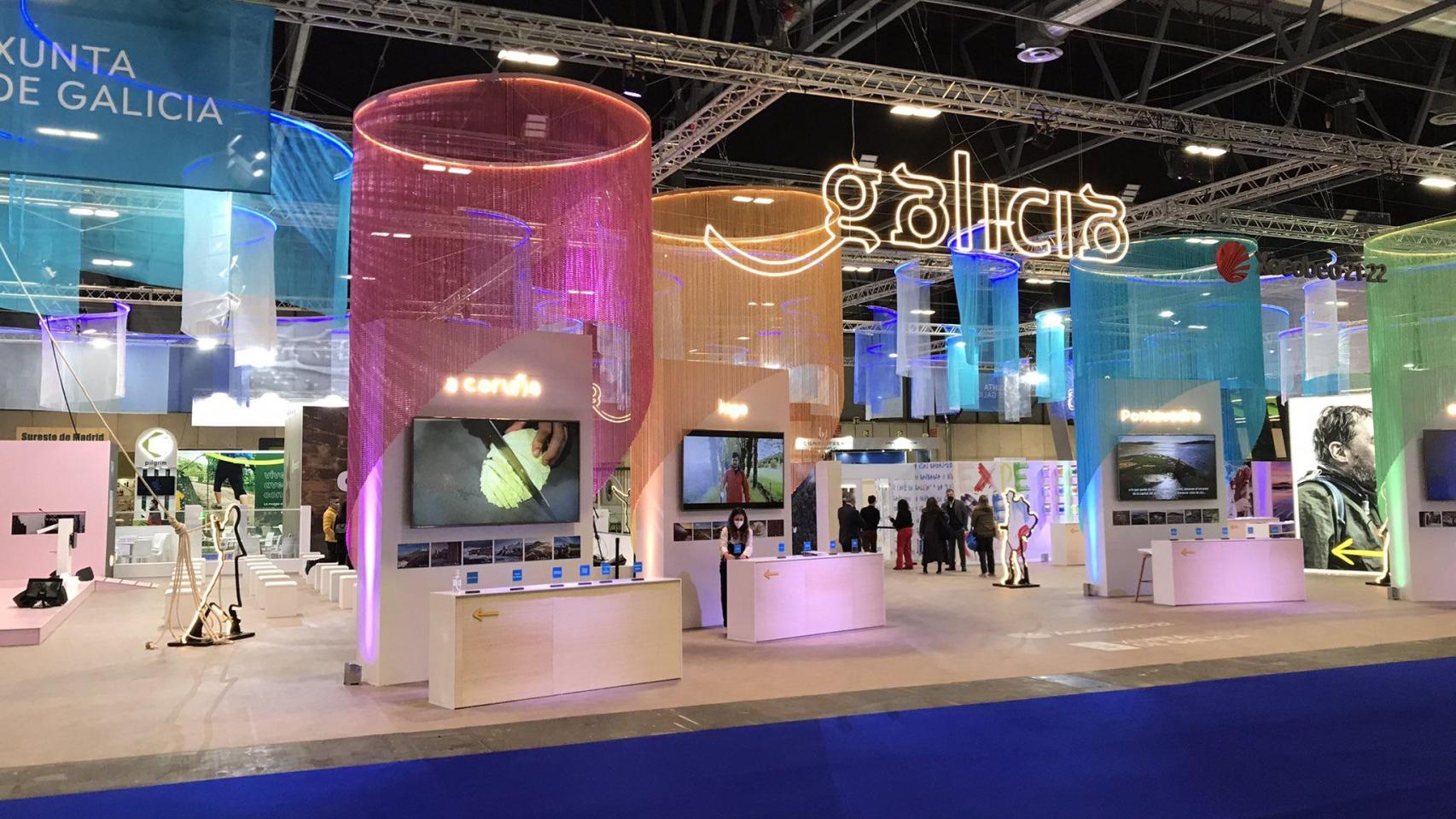 Stand de Galicia en Fitur 2022.