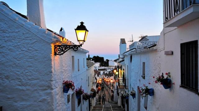 Una calle de Mijas.