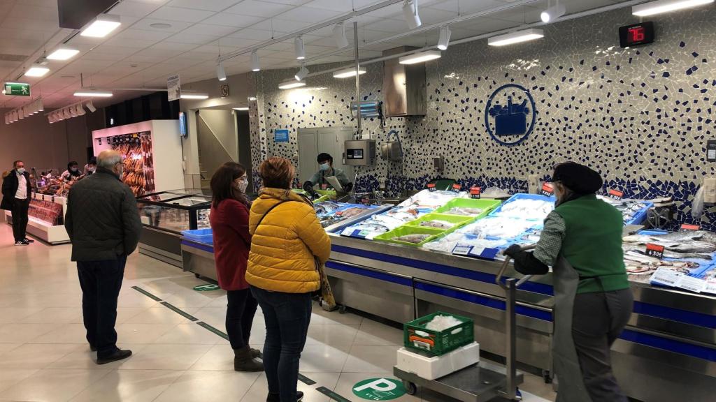 Pescadería de Mercadona en Logroño.