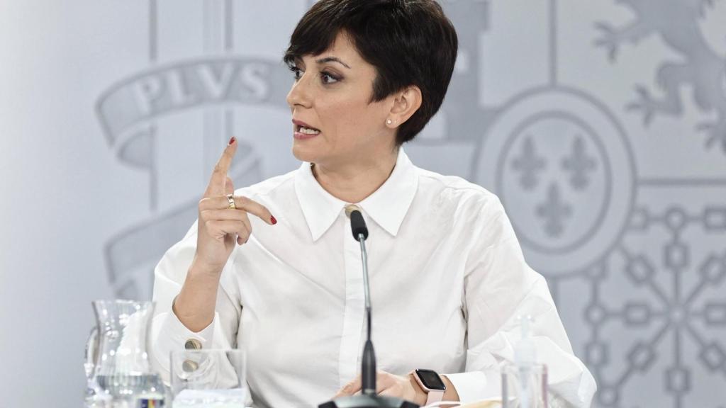 Isabel Rodríguez, ministra de Política Territorial y portavoz del Gobierno.